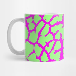 Giraffe Print Mint Fuchsia Mug